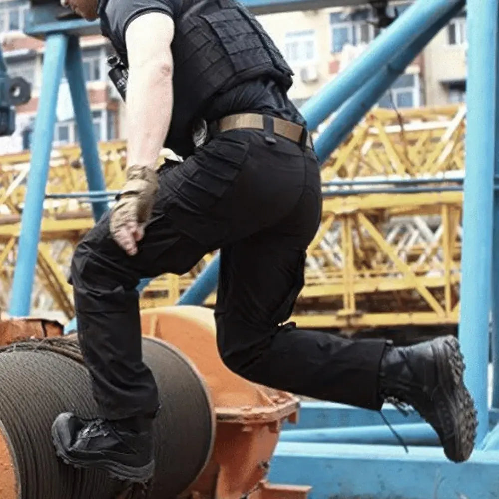 Heren Duurzaam Multi-Zak Waterdichte Cargo Broek VIQA© NEDERLANDZwart-3XL