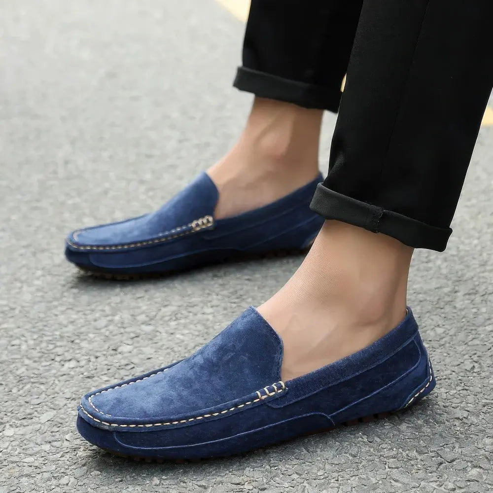 Heren Luxe Suède Comfortabel Slip-on Loafer Mules VIQA© NEDERLAND