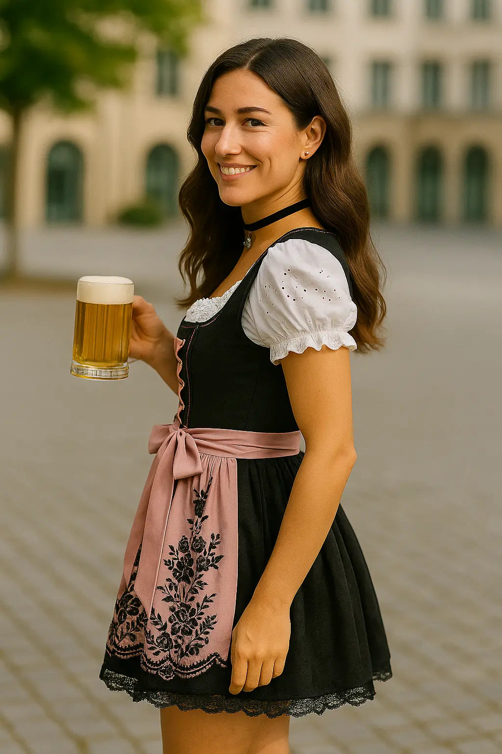 Dames Bierfest-Jurk, Bedrukte Korte Mouwen Feestoutfit, Podiumkleding Zomerse Mini-Jurk | VIQA VIQA© NEDERLAND