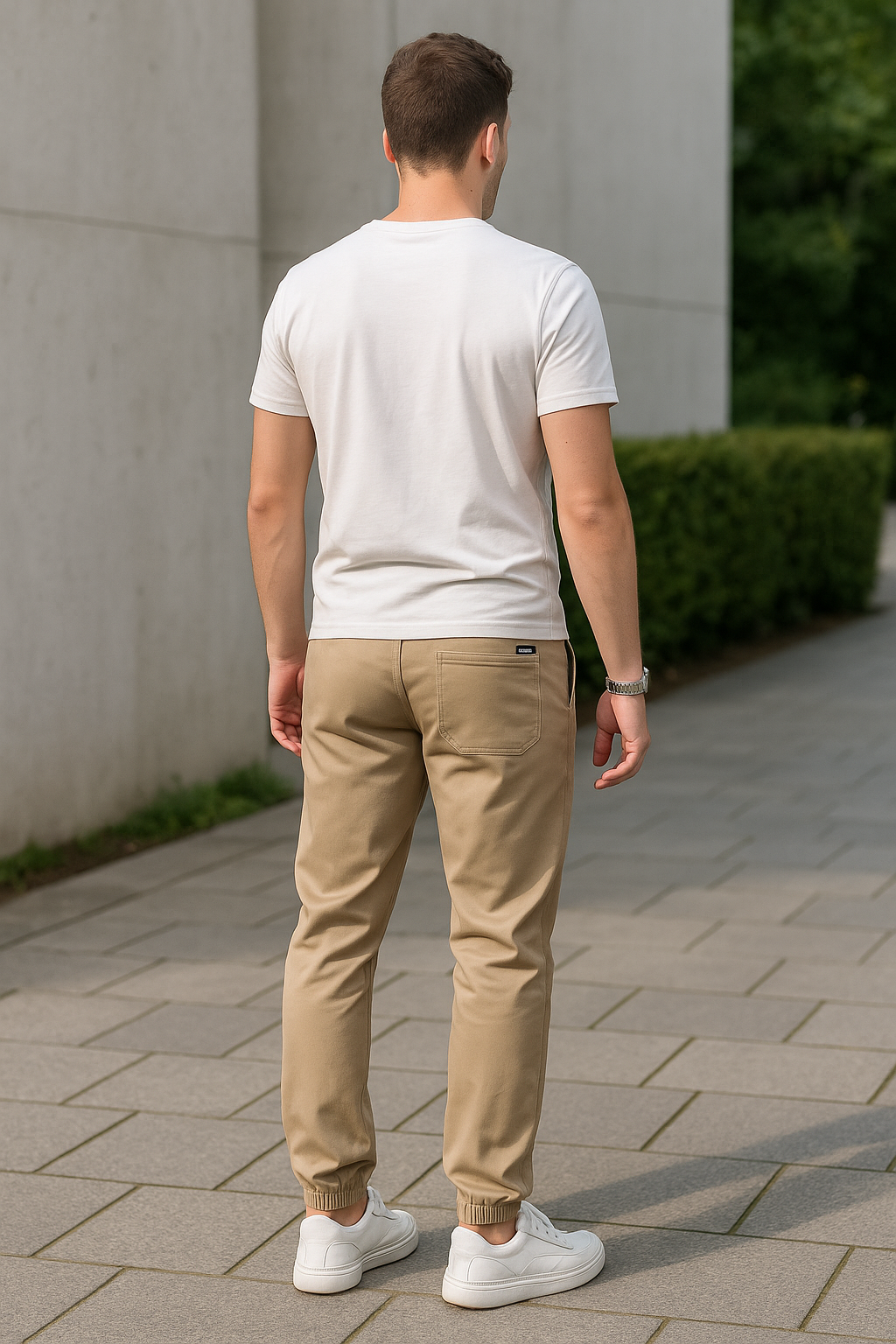 Heren Skinny Cargobroek Met Hoge Stretch, Casual Joggingbroek Met Meerdere Zakken Voor Buiten | VIQA VIQA© NEDERLAND