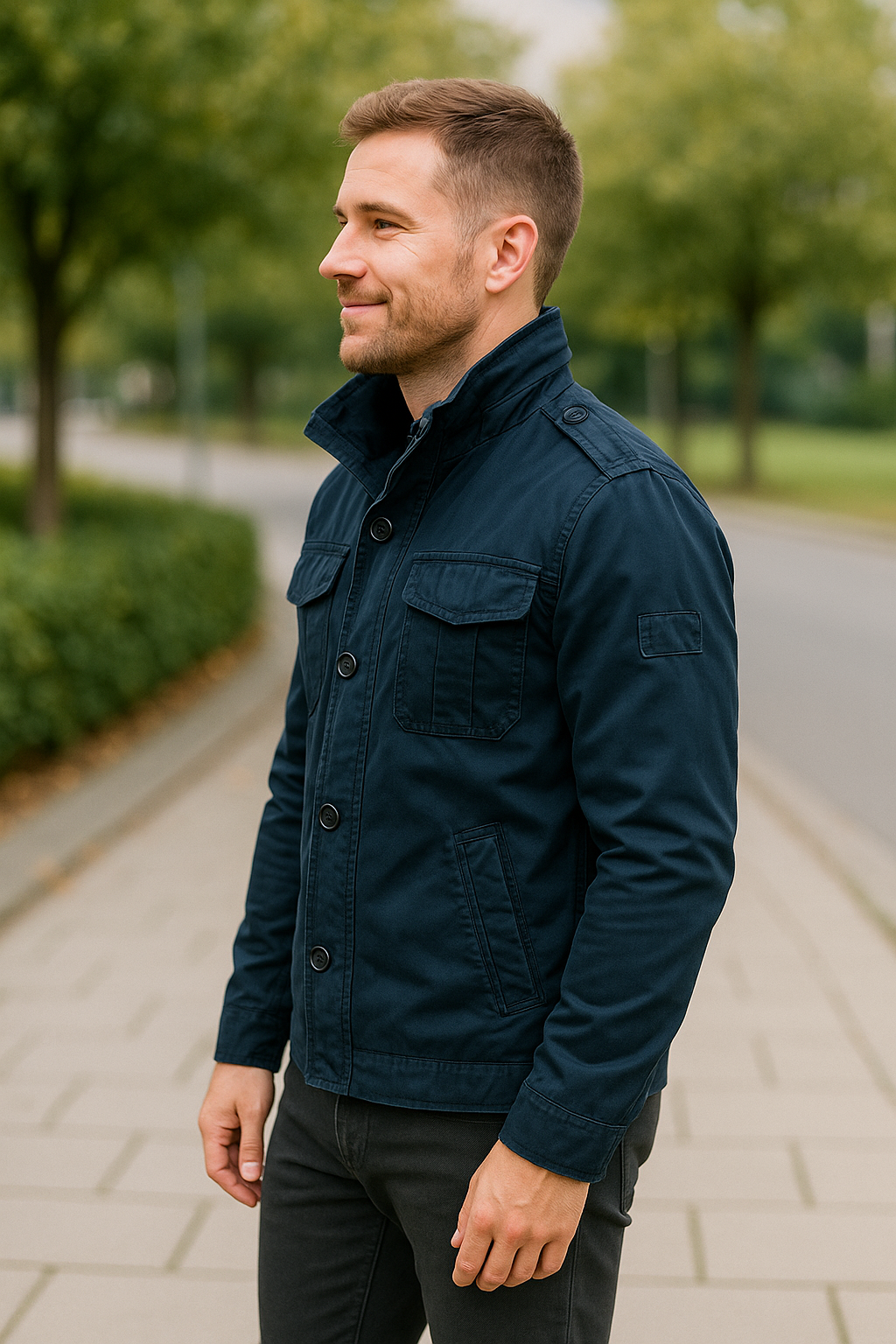 Heren Utility Cargojack, Outdoor Multi-Zakken Camo Veldjas, Casual Wandeluniformtop | VIQA VIQA© NEDERLAND