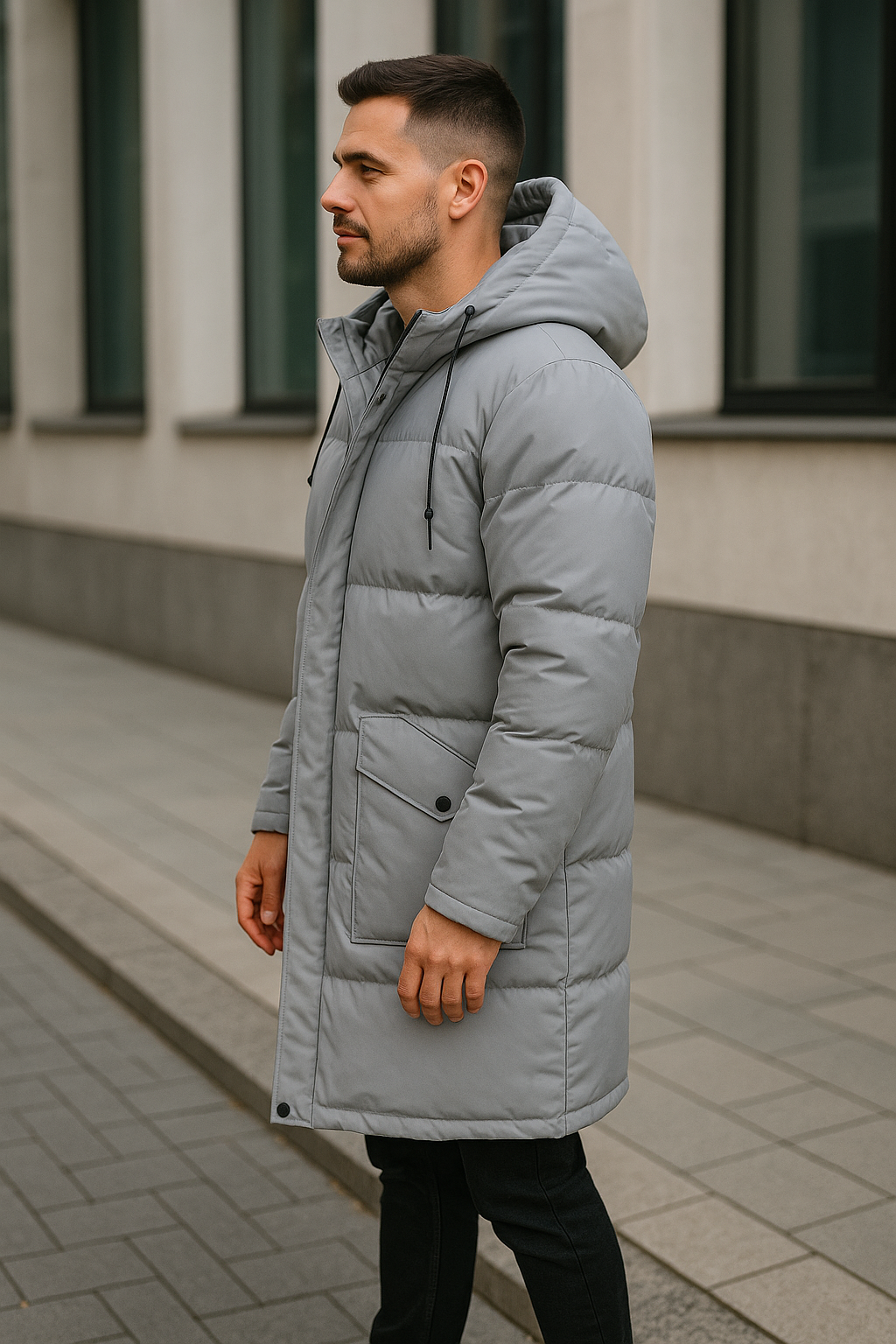 Heren Lange Parka Puffer Jas, Dikke Winter Warme Donsjas Streetwear | VIQA VIQA© NEDERLAND