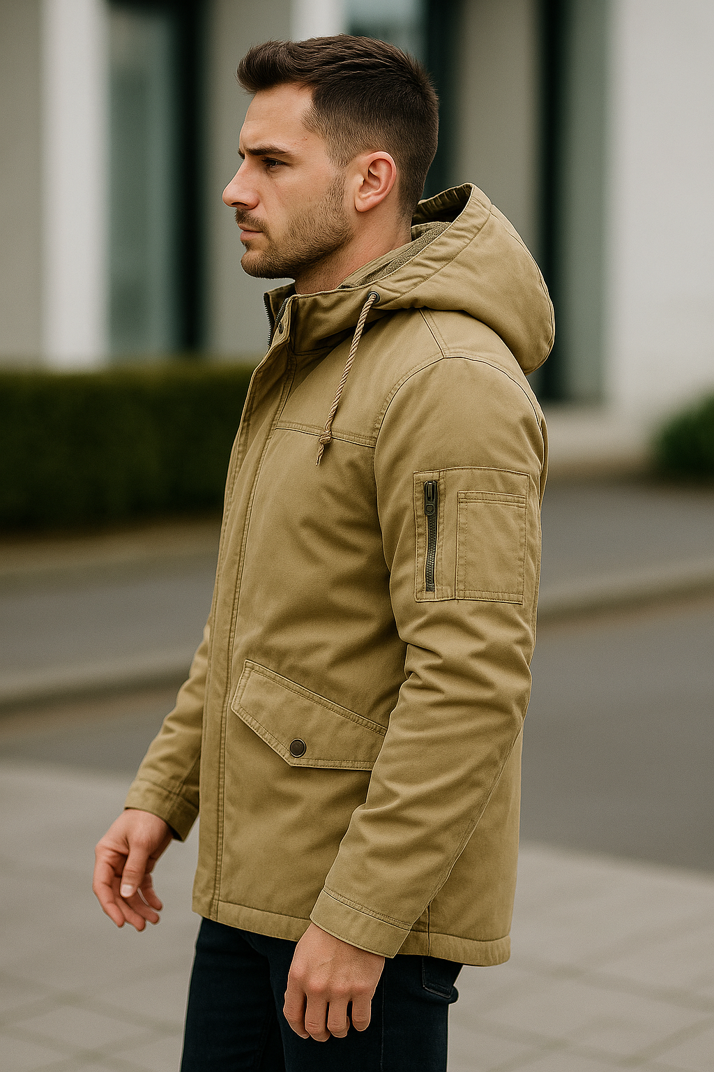 Heren Winter Parka Jas, Dikke Fleece Katoen Capuchon Militaire Winddichte Warme Mantel | VIQA VIQA© NEDERLAND