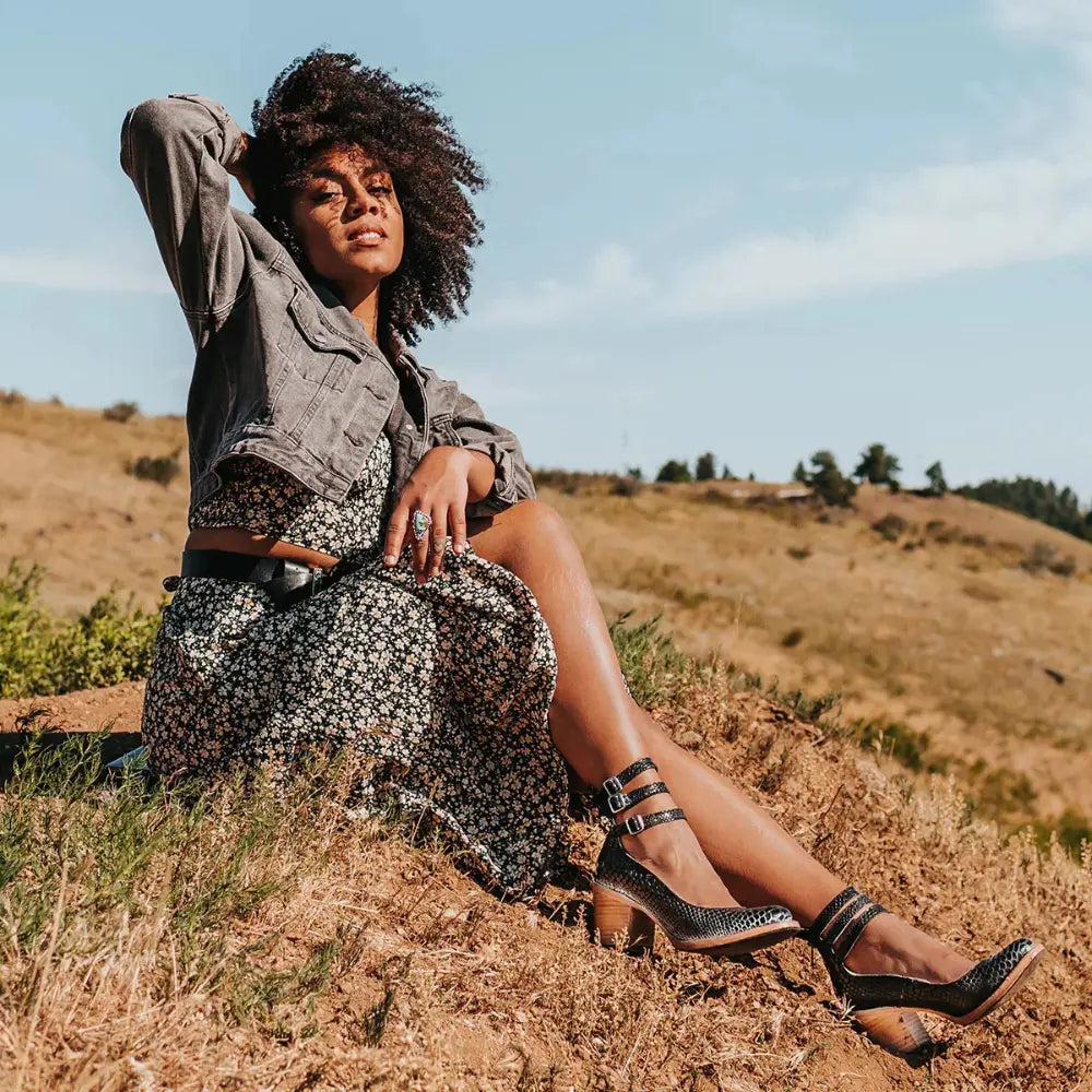 Maria Dames Comfort Blokhak Sandalen VIQA© NEDERLAND