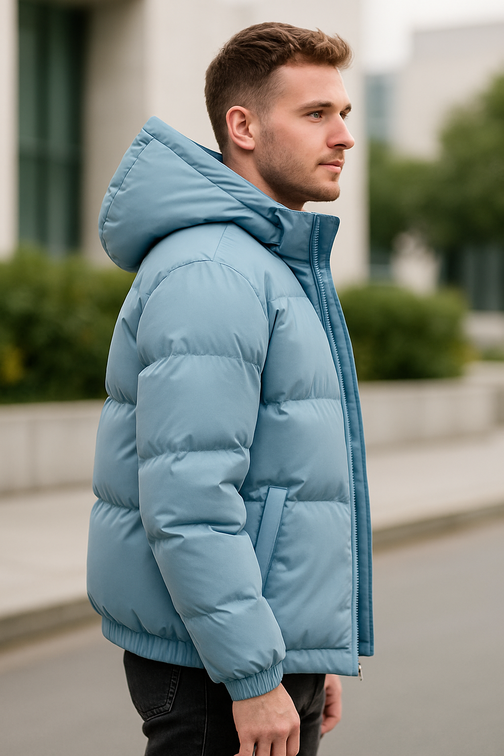 Heren Pufferjas, Dikke Warme Jas Met Capuchon, Winter Losse Broodstijl Bovenkleding | VIQA VIQA© NEDERLAND