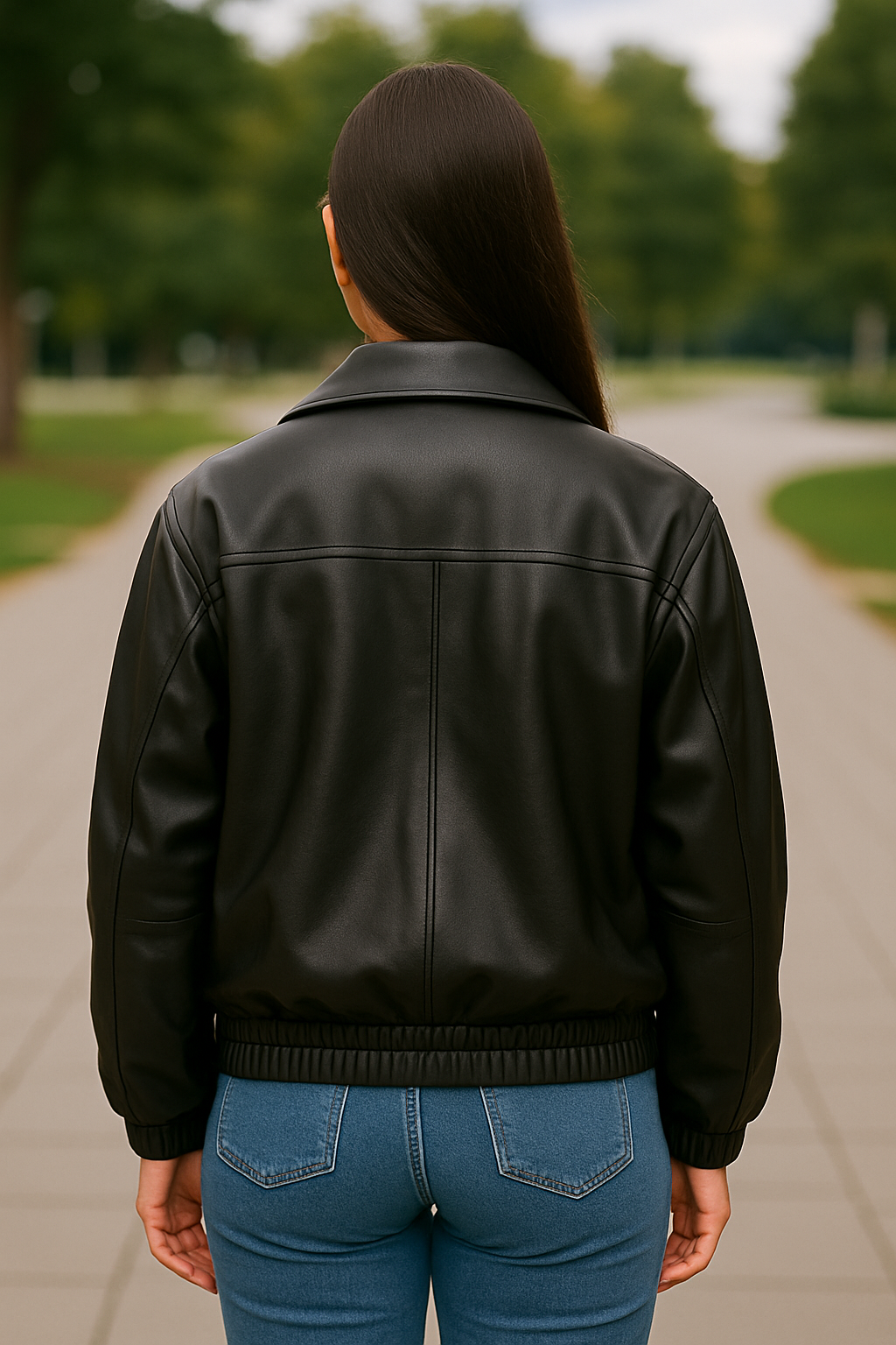 Dames PU-Leren Jas, Losvallende Jas Met Ritssluiting, Herfst En Winter Casual Mode Bovenkleding | VIQA VIQA© NEDERLAND