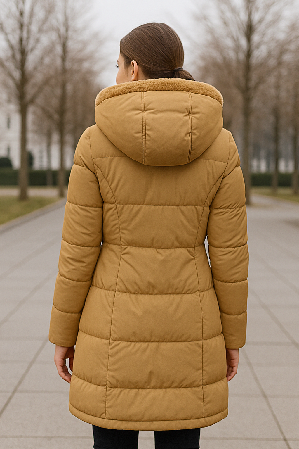 Dames Winterjas Met Capuchon, Dikke, Warm Gevoerde Jas, Lichtgewicht Regenjas | VIQA VIQA© NEDERLAND