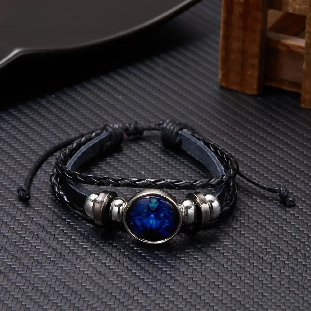 Unisex 12 Sterrenbeelden Zodiak Lichtgevende Armband VIQA© NEDERLANDMaagd