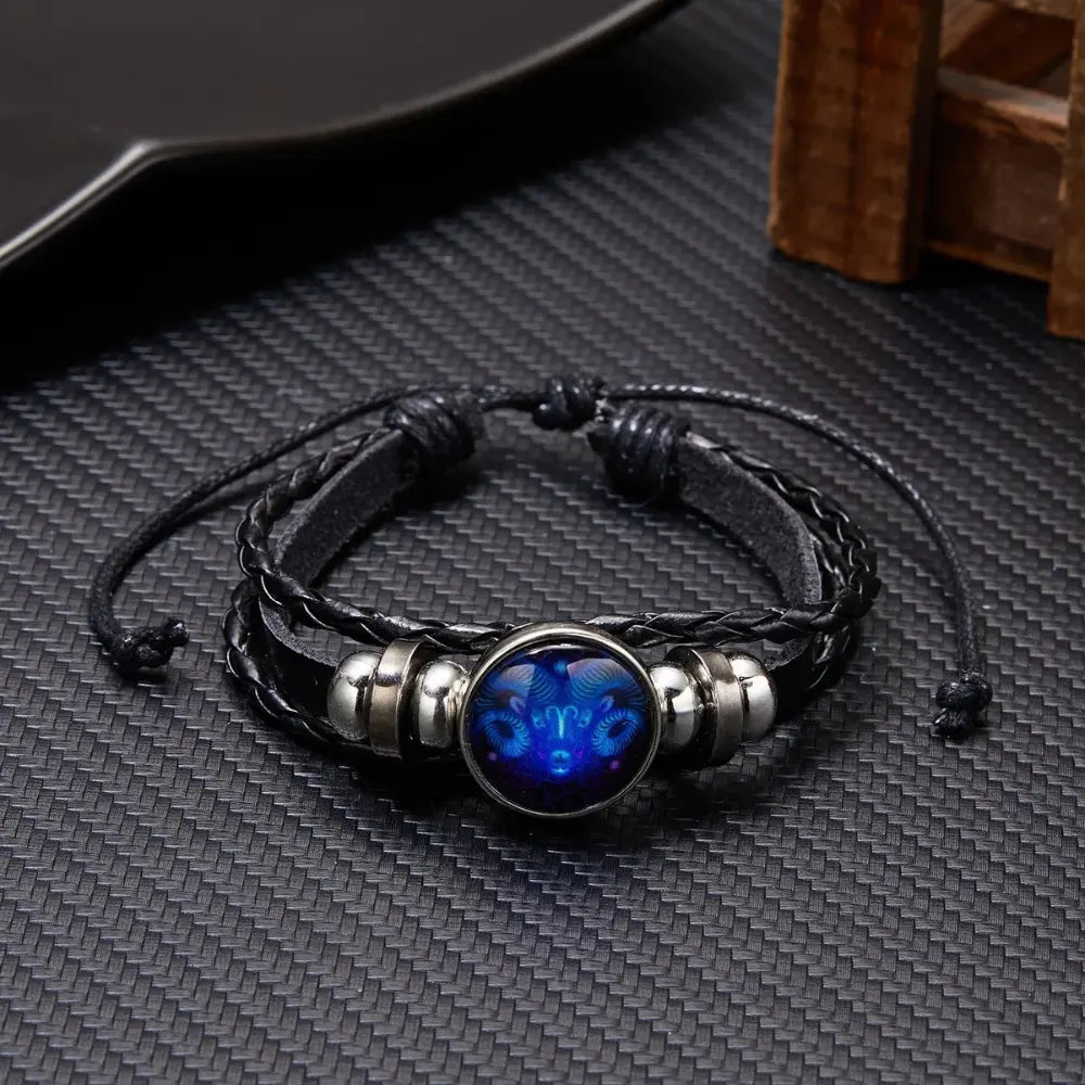 Unisex 12 Sterrenbeelden Zodiak Lichtgevende Armband VIQA© NEDERLANDRam