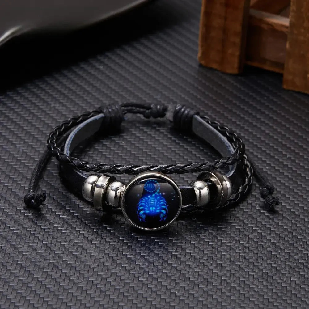 Unisex 12 Sterrenbeelden Zodiak Lichtgevende Armband VIQA© NEDERLANDSchorpioen