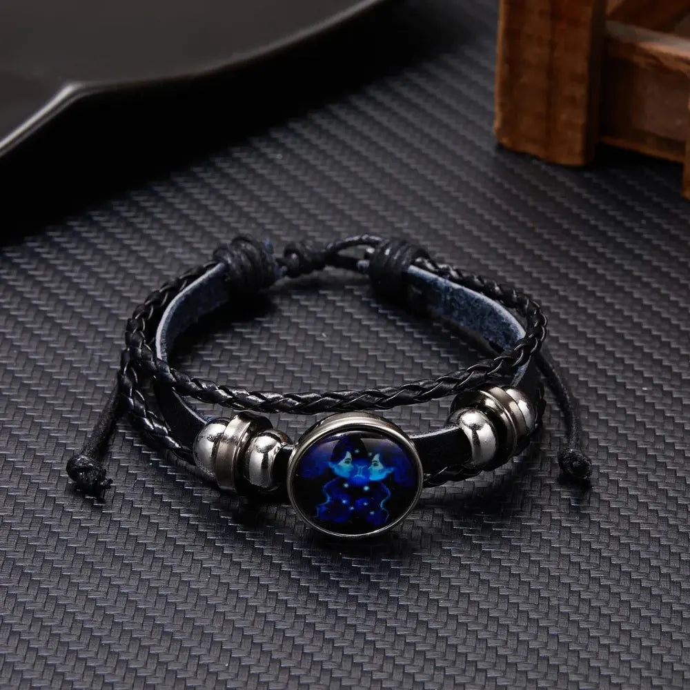 Unisex 12 Sterrenbeelden Zodiak Lichtgevende Armband VIQA© NEDERLANDTweelingen